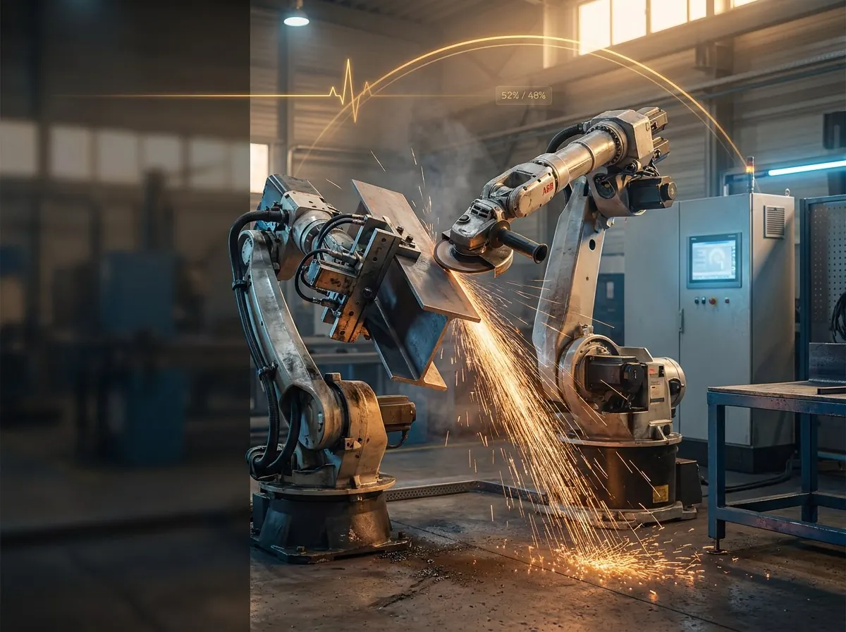 Cell W1 robotic grinding cell — case study